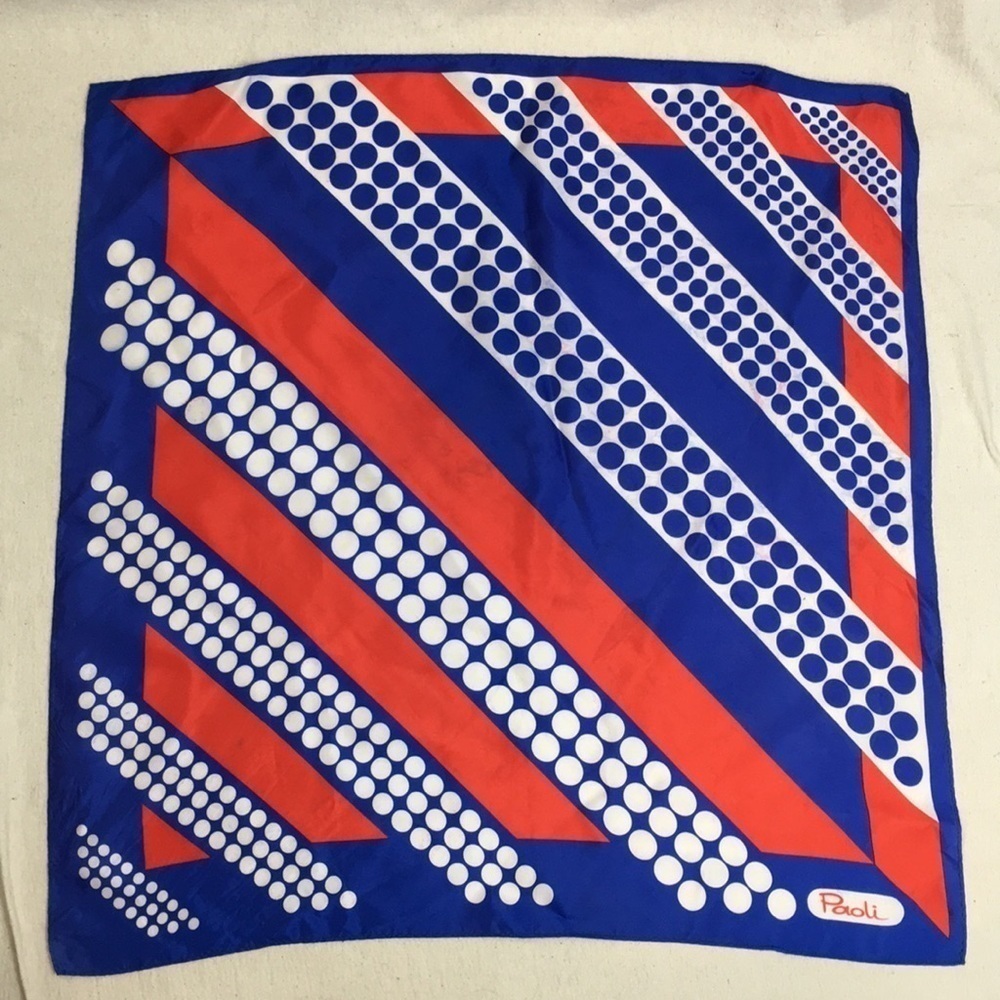 Vintage Paoli Square Scarf